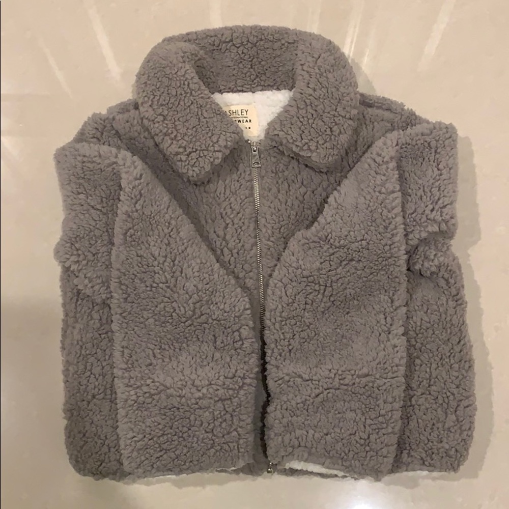 Cute Cropped Fluffy Jacket